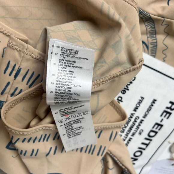 Maison Martin Margiela Paris x H&M Tattoo Print Long Sleeve Top Sz 6 NWT #105 - Picture 3 of 12